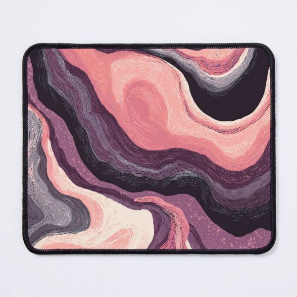 Item preview, Rose Quartz Marble Fluid Wave Pattern designed and sold by weirdfishes123.