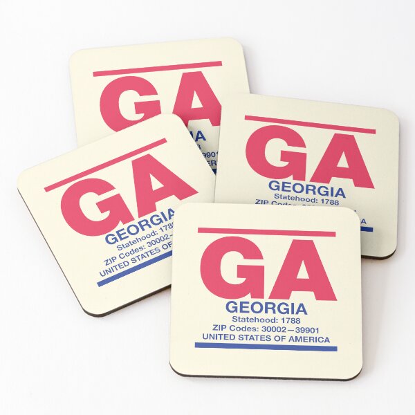 Item preview, Georgia, GA, United States of America designed and sold by CharlottePlaceArt.