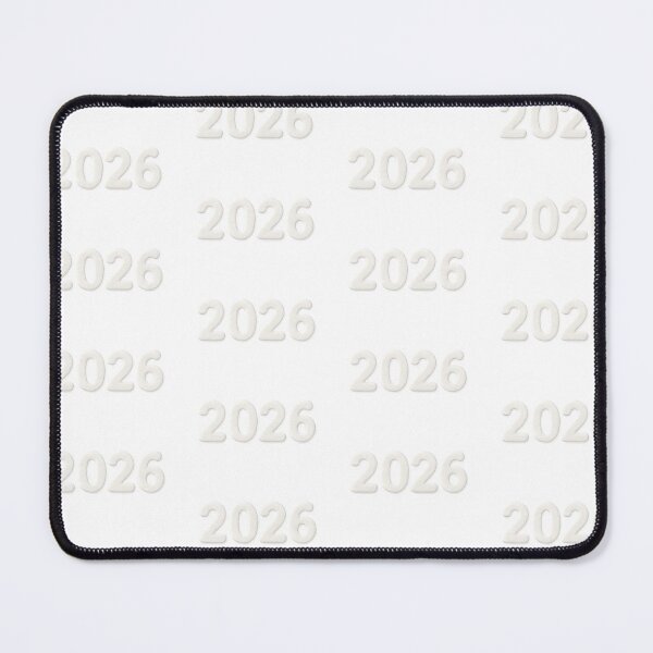 Item preview, New year 2026 numbers in white isolated on transparent background, AI Generated designed and sold by dvoevnore.