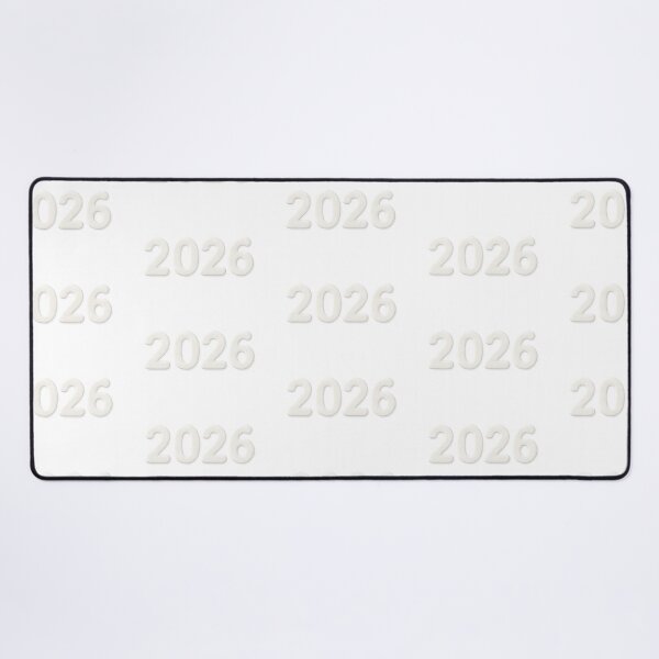 Item preview, New year 2026 numbers in white isolated on transparent background, AI Generated designed and sold by dvoevnore.