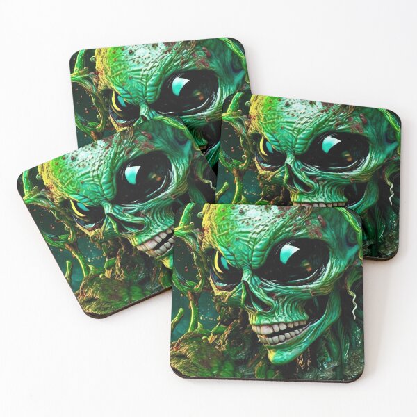 Item preview, Green Alien - Sci Fi Art Horror concept designed and sold by Delerat7.
