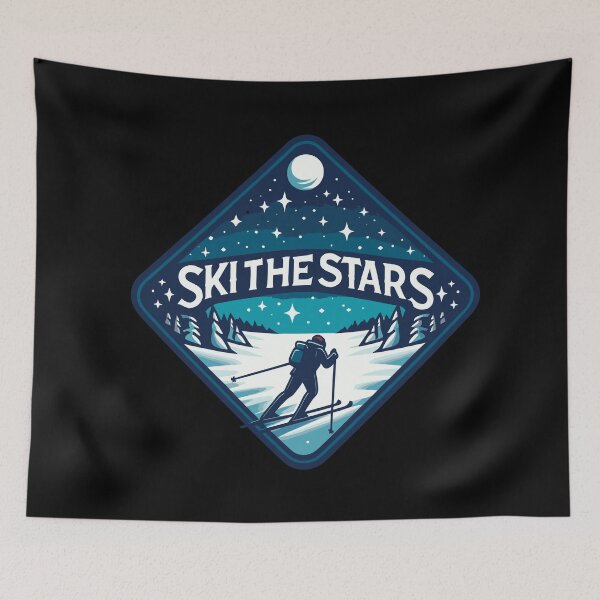 Item preview, Ski The Stars designed and sold by artdesignforyou.