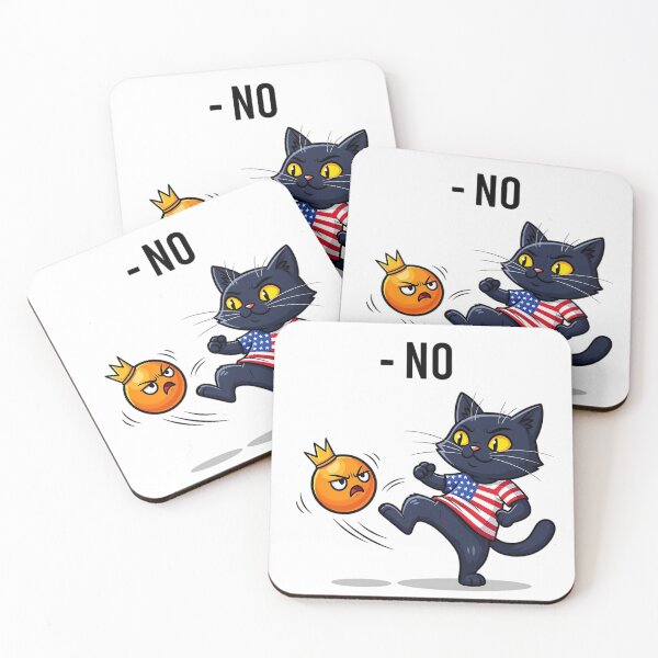 Item preview, Funny Political Meme - No - Black Cat designed and sold by Jaanussar.