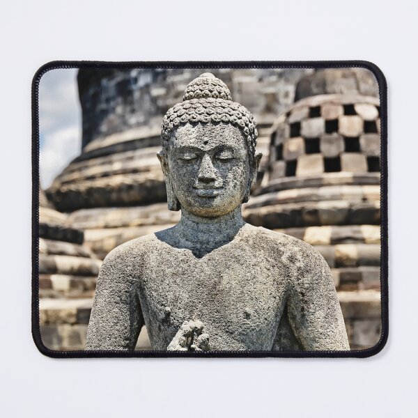 Item preview, The eternal serenity of a stone Buddha designed and sold by franck380.