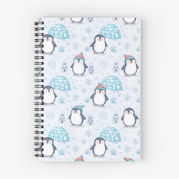 Item preview, Adorable Winter Penguins and Igloos designed and sold by Mary Spencer.
