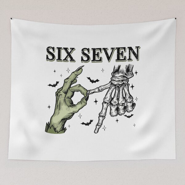 Item preview, Six Seven Funny Number Meme designed and sold by westegtflogan.