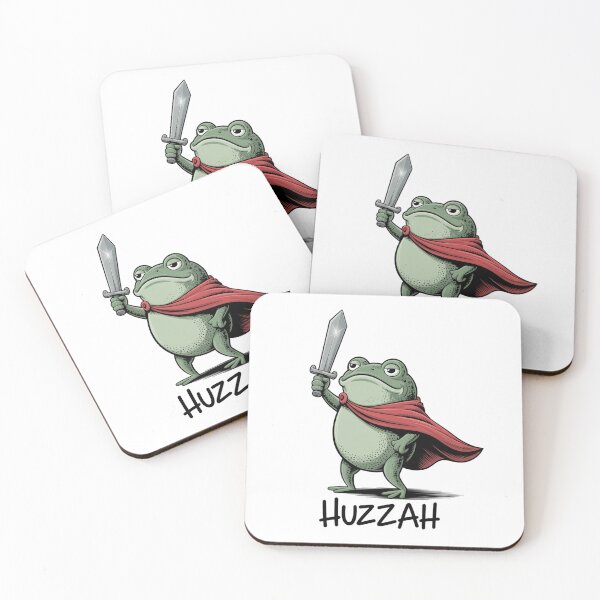Item preview, Huzzah Frog  designed and sold by SlogariArt.