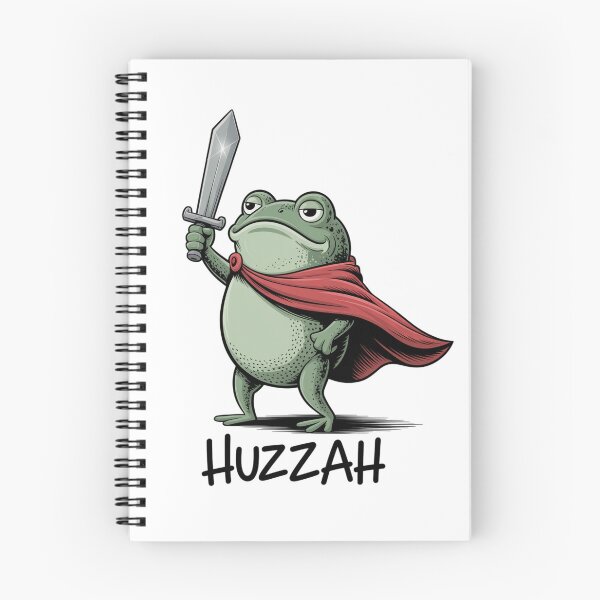 Item preview, Huzzah Frog  designed and sold by SlogariArt.