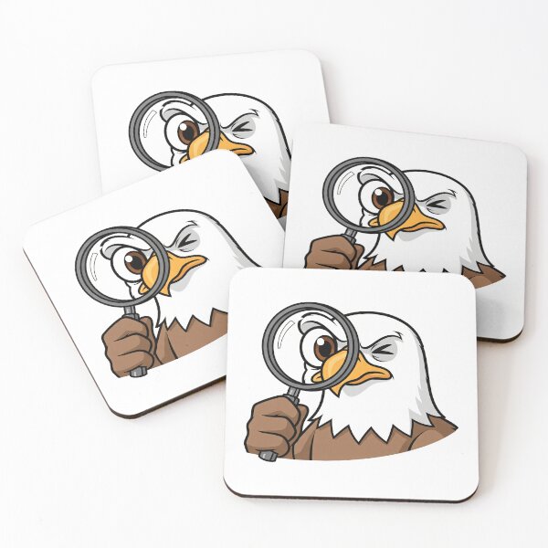 Item preview, Detective Eagle with Magnifying Glass designed and sold by TheResearchFile.