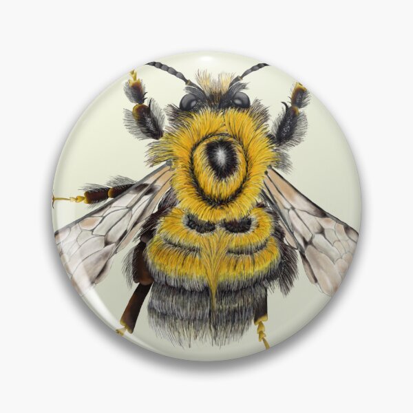 Artikelvorschau, Hummel Botanische Kunst - Bestäuber Insekt Druck entworfen und verkauft von Fiurdelin.