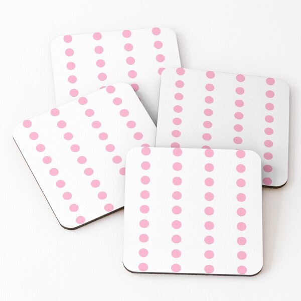 Item preview, Pink Line Polka Dots on White  designed and sold by POLKAIWERX.