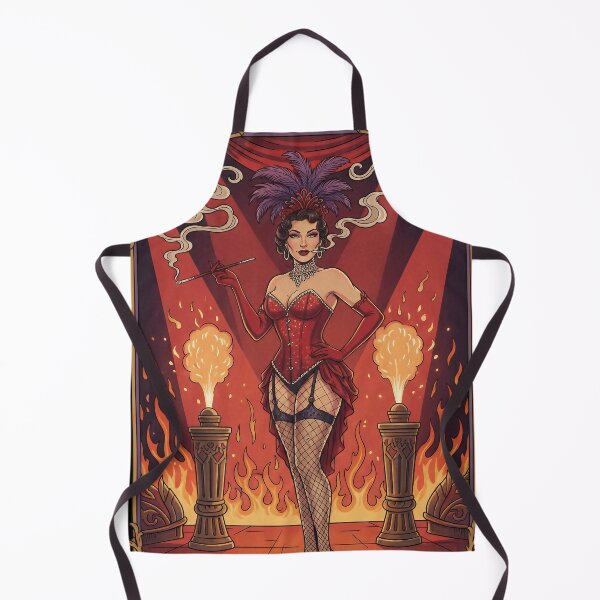 Item preview, Burlesque Fire Queen in Vintage Circus Style   designed and sold by Spark2Seduction.