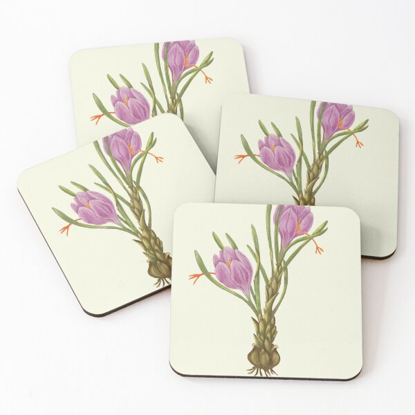 Item preview, Crocus Spring Flower Print - Early Bloom Botanical Art designed and sold by Fiurdelin.