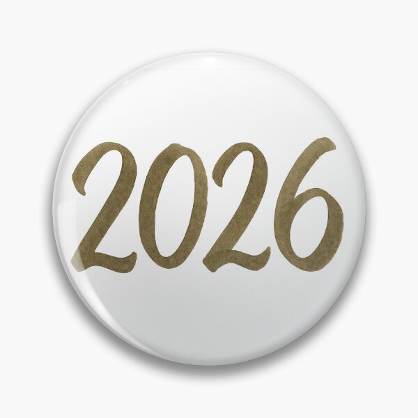Item preview, Gold 2026 year typography on transparent background, Christmas and New Year theme, AI generated designed and sold by dvoevnore.