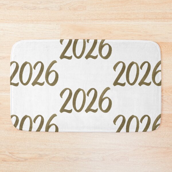 Item preview, Gold 2026 year typography on transparent background, Christmas and New Year theme, AI generated designed and sold by dvoevnore.