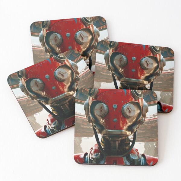 Item preview, Red Sci Fi Droid - Sci Fi concept art designed and sold by Delerat7.