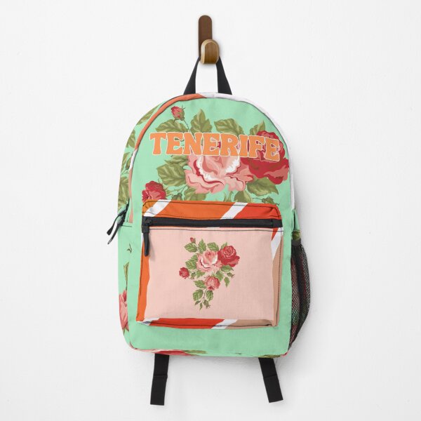 Item preview, Tenerife roses garden backpack  designed and sold by BritishDelights.