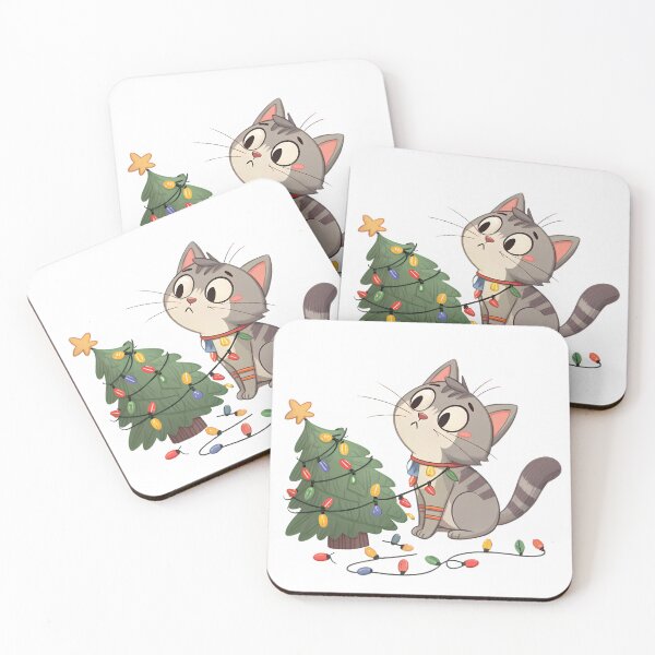 Item preview,  Christmas Cat-astrophe designed and sold by Kawaii Planet Studio.