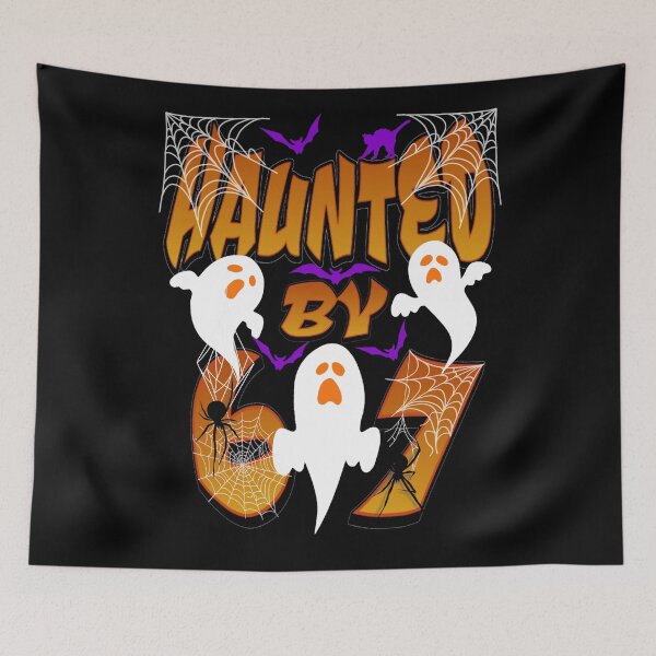 Item preview, Haunted by 67 funny six seven meme spooky ghost designed and sold by TheEndDesign.