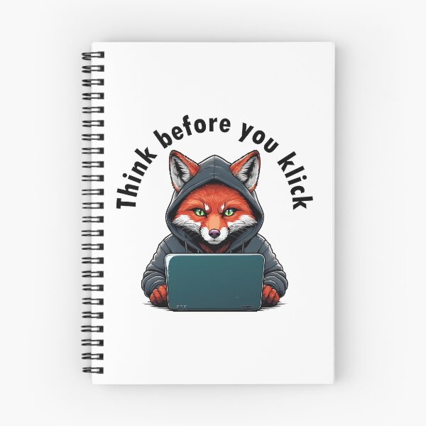 Item preview, Think before you click - Cyber Security designed and sold by HandicraftArt.