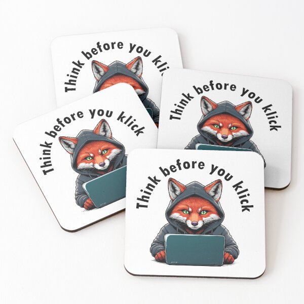Item preview, Think before you click - Cyber Security designed and sold by HandicraftArt.