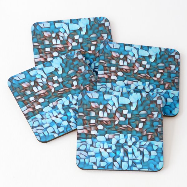 Item preview, Blue Stone Wall designed and sold by RiverDeeDesigns.
