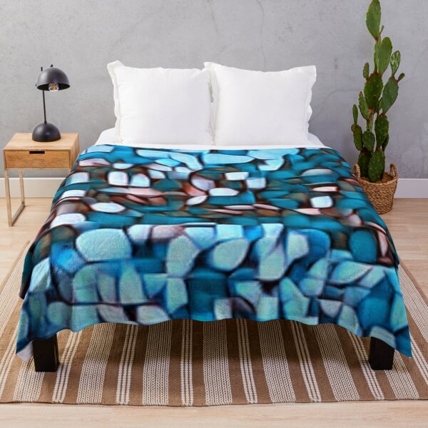 Item preview, Blue Stone Wall designed and sold by RiverDeeDesigns.