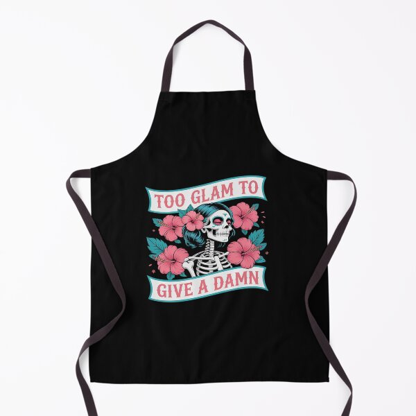 Item preview, Too Glam to Give A Damn Skeleton Sugar Skull Floral Hawaiian designed and sold by HaileyRobel.