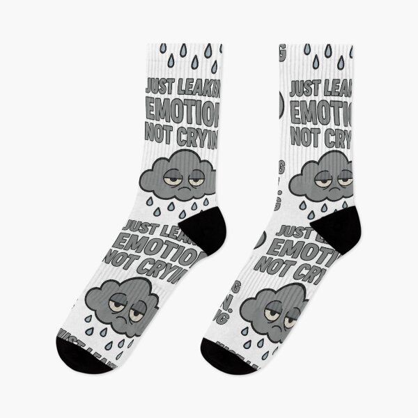 Item preview, Not Crying Just Leaking Emotion Funny Cloud Design designed and sold by TeeTimeTreasure.
