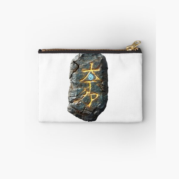 Item preview, Elemental Rune of Nature – Glowing Stone Symbol designed and sold by AlexLineArt.