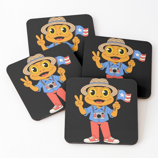 Item preview, Coqui Frog Puerto Rico Puerto Rican Flag Taino Boricua Funny designed and sold by BLZART.