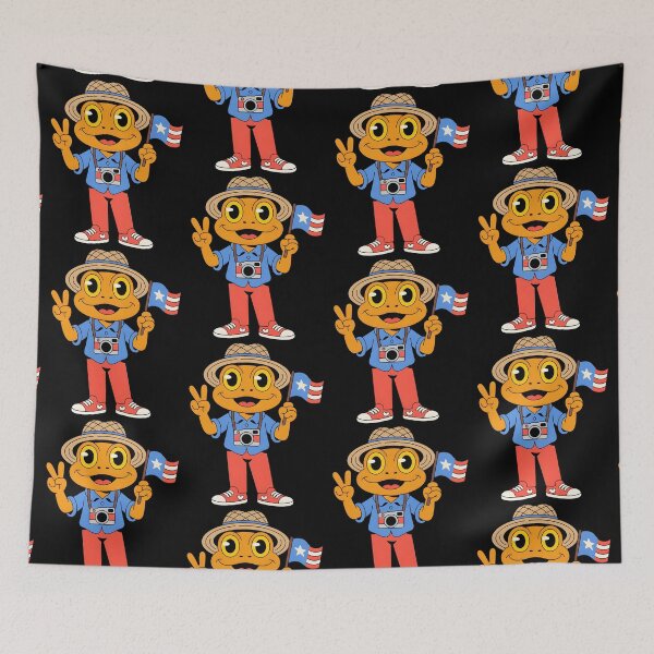 Item preview, Coqui Frog Puerto Rico Puerto Rican Flag Taino Boricua Funny designed and sold by BLZART.