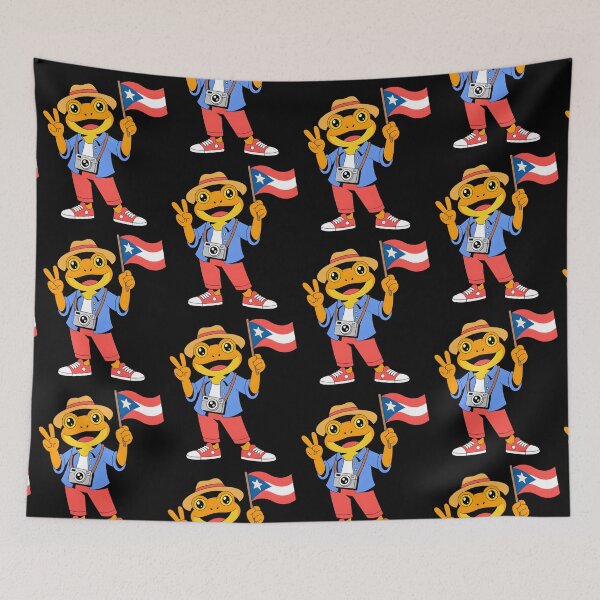 Item preview, Coqui Frog Puerto Rico Puerto Rican Flag Taino Boricua Funny designed and sold by BLZART.