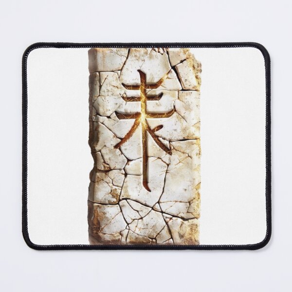 Item preview, Ancient Rune of Earthlight – Cracked White Stone Symbol designed and sold by AlexLineArt.