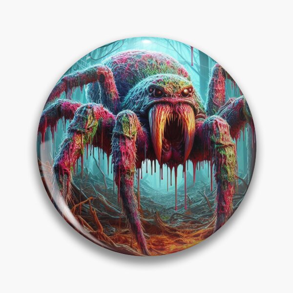 Item preview, Spotted greenish red spider covered with slime designed and sold by MadinaFatt.