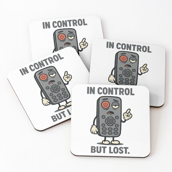 Item preview, In Control But Lost Funny Remote Pun Design designed and sold by TeeTimeTreasure.