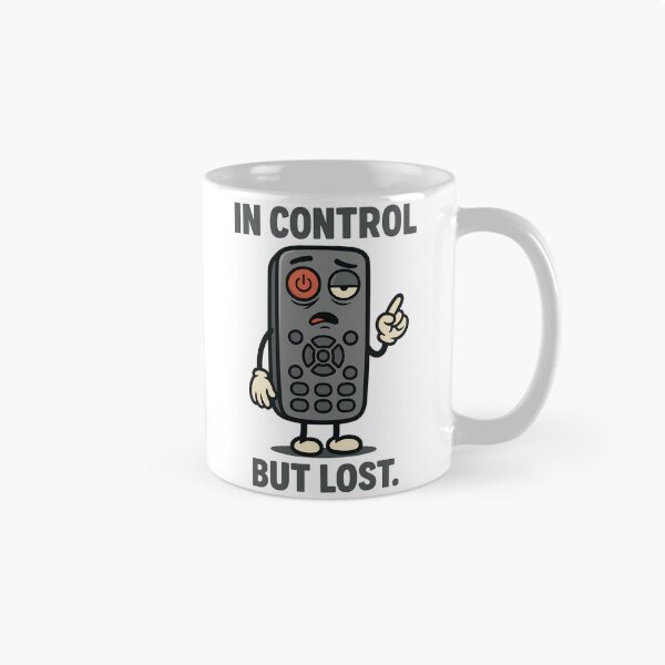Item preview, In Control But Lost Funny Remote Pun Design designed and sold by TeeTimeTreasure.