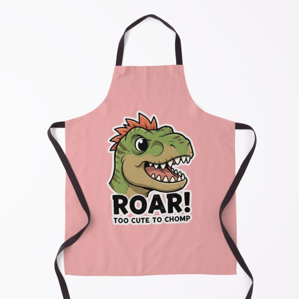 Item preview, ROAR Too Cute To Chomp Fierce But Adorable Dinosaur T Rex Head Cartoon Funny Dino Gift designed and sold by bvdesignart.