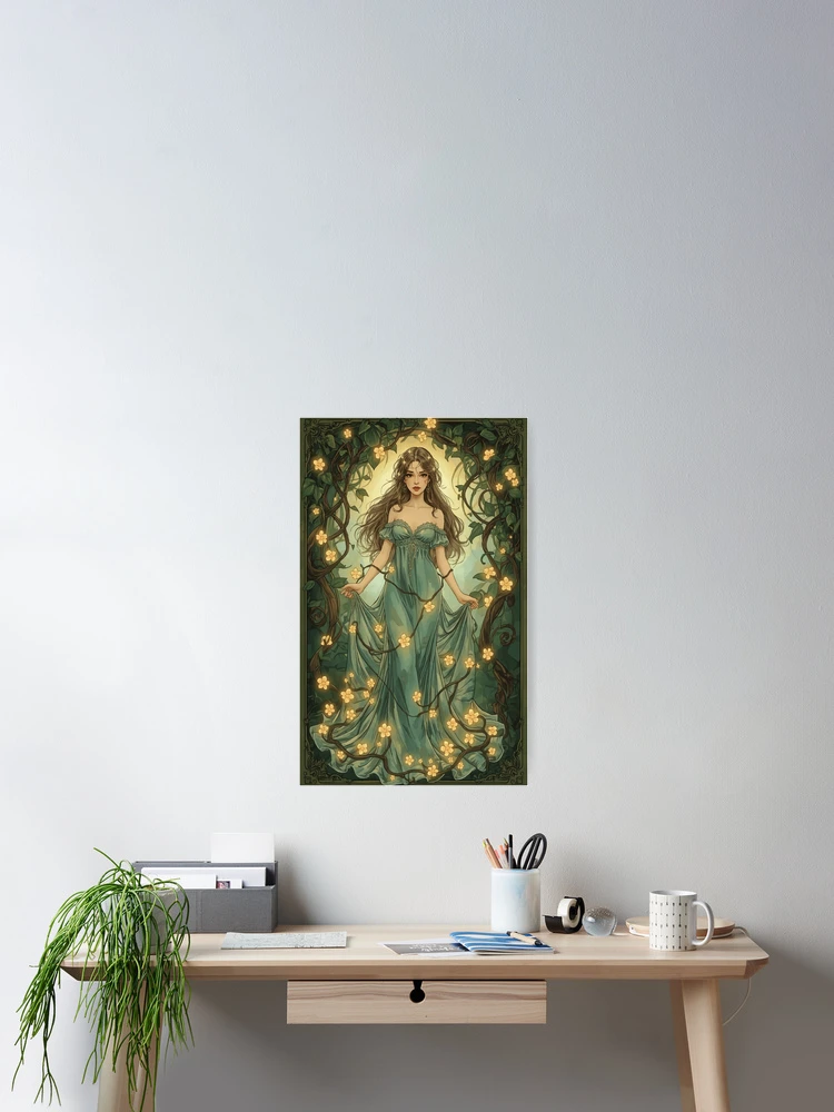 Thumbnail 2 of 3, Poster, Floral Ascendancy designed and sold by AbstractAnom.