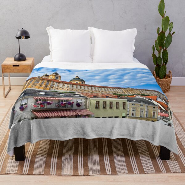 Item preview, Old town and Melk Abbey Monastery in Wachau valley, Austria designed and sold by goceris.