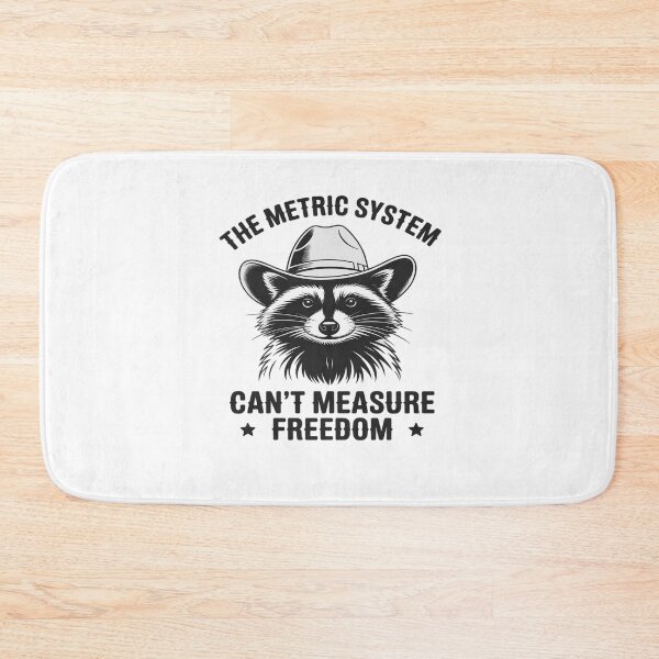 Item preview, The Metric System Can’t Measure Freedom Funny Meme designed and sold by FranzFriesen.
