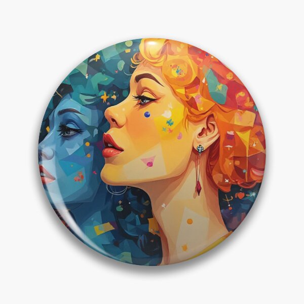 Item preview, Artistic color image of two women designed and sold by Hogh55.