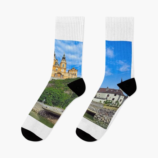 Item preview, Melk Abbey Monastery cityscape, Wachau valley, Austria designed and sold by goceris.