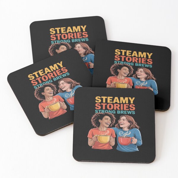 Item preview, Steamy Stories Strong Brews Coffee Office Gossip Friends Fun designed and sold by FranzFriesen.
