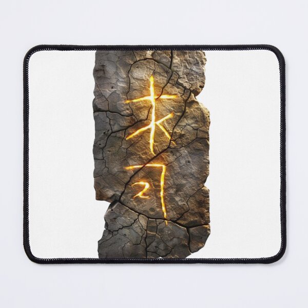 Item preview, Rune of Energy – Glowing Ancient Stone Symbol designed and sold by AlexLineArt.