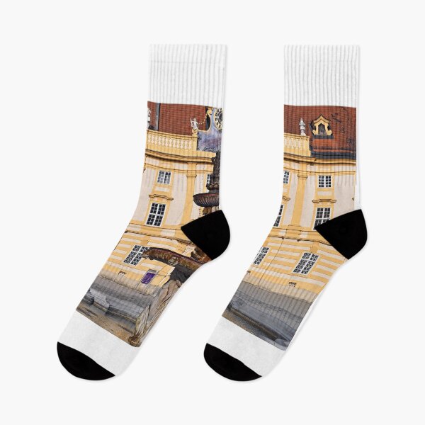 Item preview, Main courtyard with fountain of the Melk Abbey Monastery in Austria designed and sold by goceris.