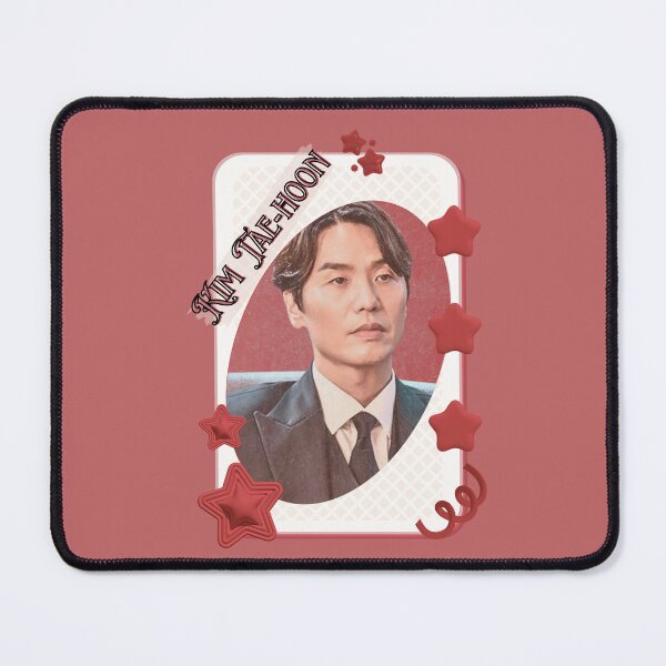 Item preview, Kim Tae-hoon (김태훈) Korean Actor Kdrama Card Red Aesthetic Collage Design designed and sold by AJUNICE STUDIO.