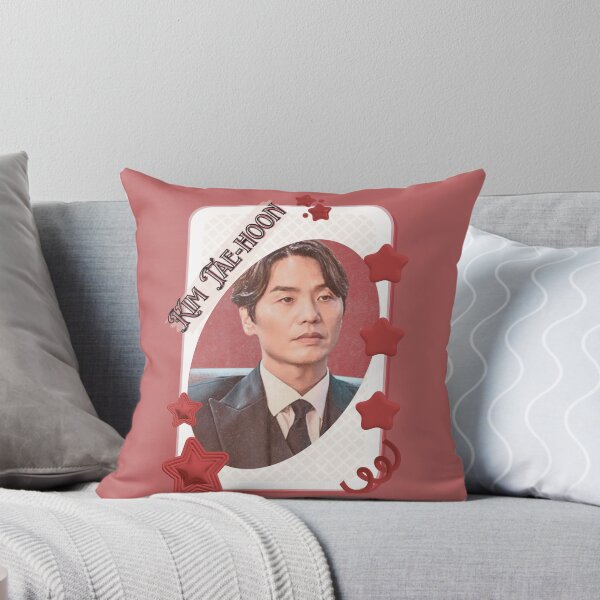 Item preview, Kim Tae-hoon (김태훈) Korean Actor Kdrama Card Red Aesthetic Collage Design designed and sold by AJUNICE STUDIO.