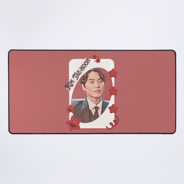 Item preview, Kim Tae-hoon (김태훈) Korean Actor Kdrama Card Red Aesthetic Collage Design designed and sold by AJUNICE STUDIO.
