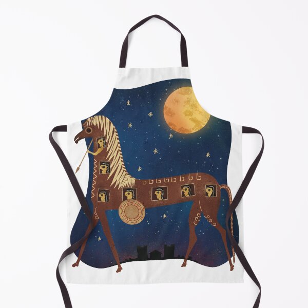 Item preview, The Mykonos Vase – Trojan Horse Legend designed and sold by Ancient-Tales.